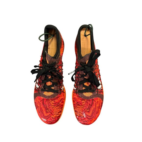 Nike Flywire Mens Track & Field Shoes Orange and Black Size 7 - Picture 3 of 9